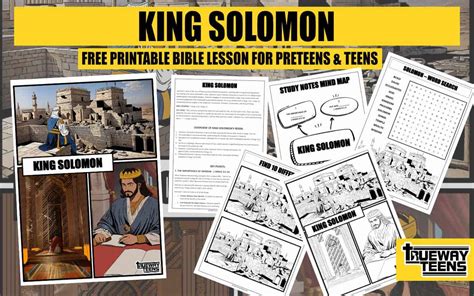 King Solomon - (Bible lessons for teens) - Trueway Kids