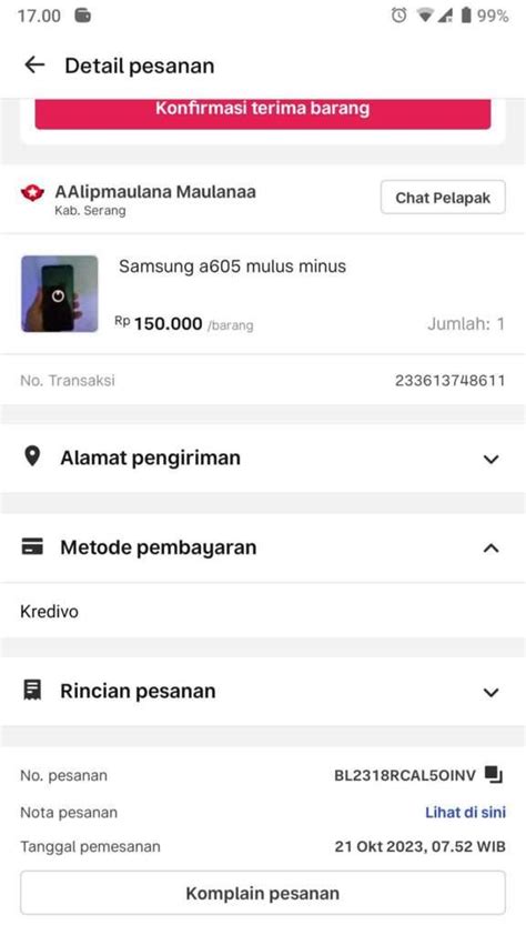 Paket Kiriman Bukalapak Yang Dikirim Sicepat Express Tidak Diterima Pembeli