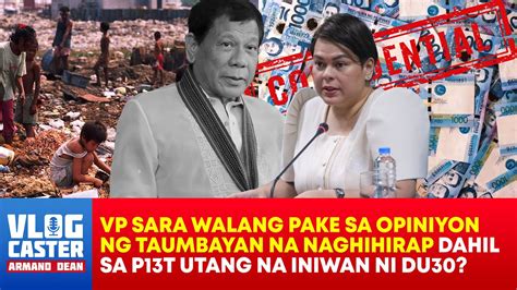 VP Sara Palaban At Binanatan Ang Mga Kritiko Niya Sa P650M Confidential