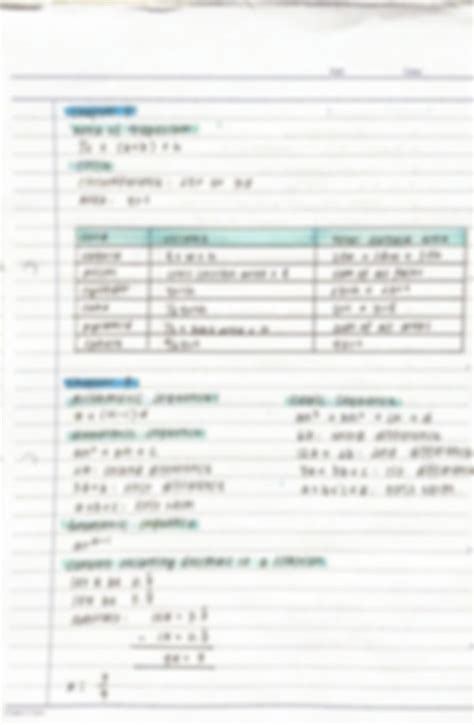 Solution Igcse Mathematics Formula Sheet Studypool