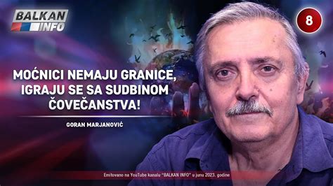 INTERVJU Goran Marjanović Moćnici nemaju granice igraju se sa