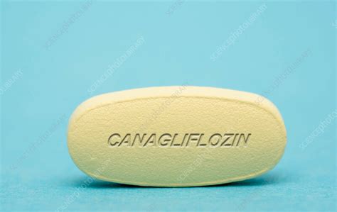 Canagliflozin pill, conceptual image - Stock Image - F036/7691 ...