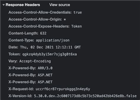 Vue Js Axios Response Headers Missing Data When Running In Vuejs App