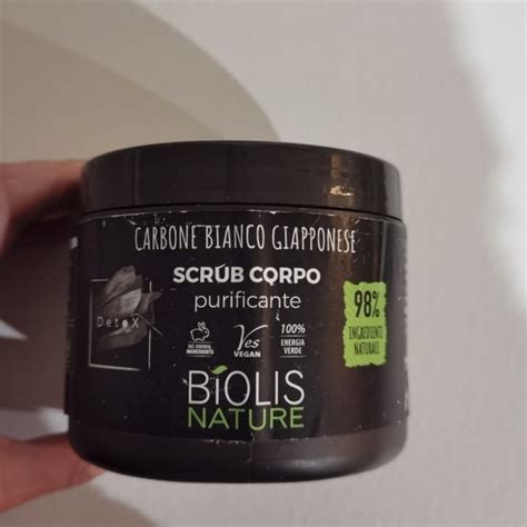 Biolis Nature Scrub Corpo Purificante Carbone Bianco Giapponese