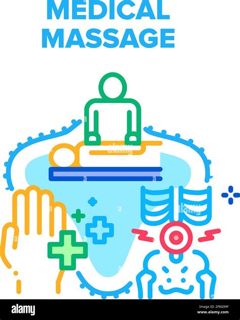 Medical Massage Vector Concept Color Illustration Stock Vector Image And Art Alamy