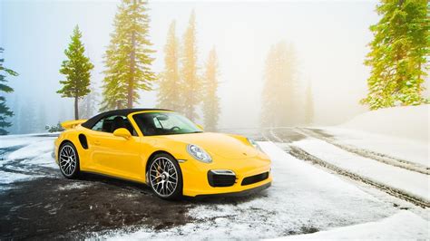 Fondos De Pantalla X Px Coche Porsche Nieve Coches