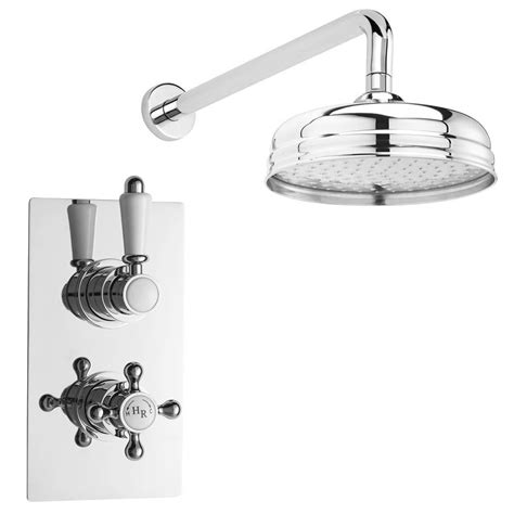 Hudson Reed Traditional Twin Concealed Thermostatic Shower Valve W