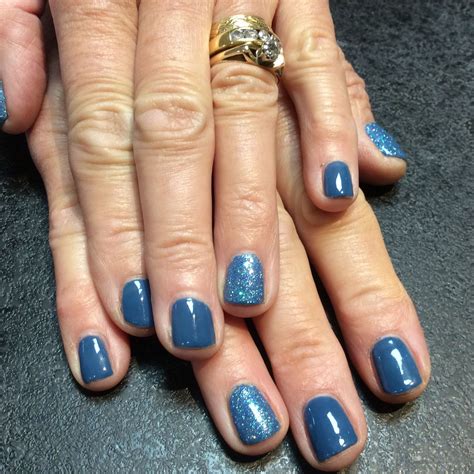 Blue Rapture CND Shellac With Sizzling Sands Additive Cnd Shellac