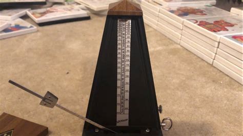 Wood Cased Metronome With Ringing Bell By Wittner From Baby Mozart