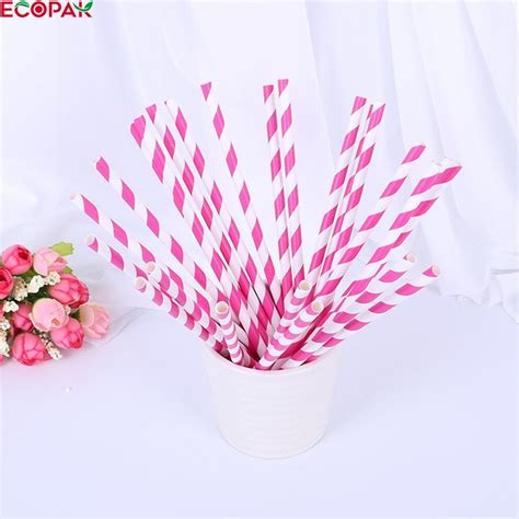 Food Grade Biodegradable Straws Eco Friendly Paper Drinking Straw For