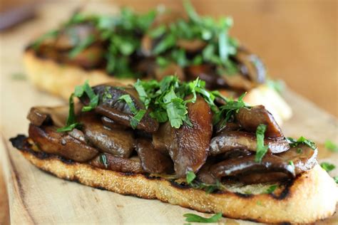 Mushroom Bruschetta Recipe Maggie Beer