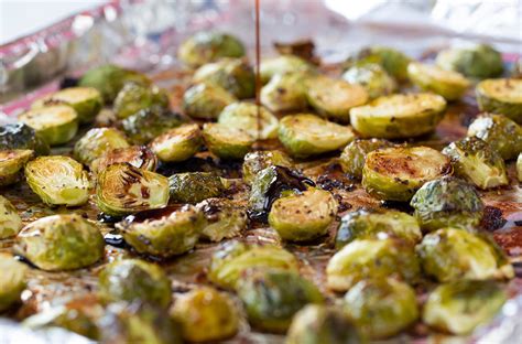 Balsamic Roasted Brussels Sprouts - i am baker