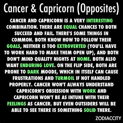 Thezodiaccity Get Familiar With Your Zodiac Sign Capricorn And Cancer Cancer And Capricorn