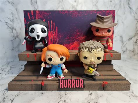 Horror Funko Pops Display Stand. to Be Used With Pop Vinyls. Horror ...