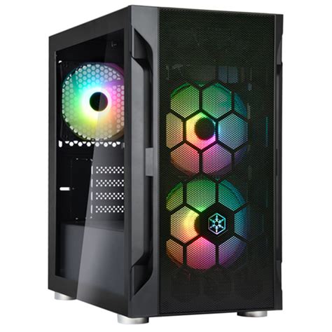 Gabinete Gamer SilverStone Fara H1M PRO Mini Tower RGB Vidro