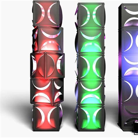 Stage Decor 18 Modular Wall Column 3D Model By Akerstudio