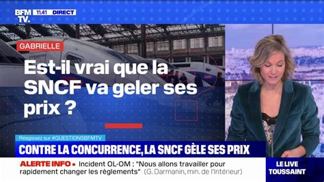 La Sncf Va T Elle Vraiment Geler Ses Prix Bfmtv Répond à Vos Questions