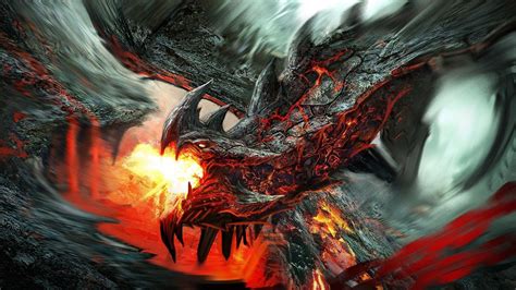 Fire Dragon Wallpapers - Top Free Fire Dragon Backgrounds - WallpaperAccess