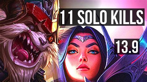 Kled Vs Irelia Top 11 Solo Kills 11 2 8 Legendary 900k Mastery