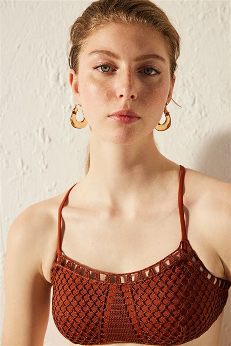 Nour Bra Bikini Top PLJDHG IY RG Cinnamon Penti