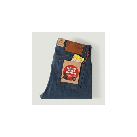 NAKED FAMOUS Weirdguy Natural Indigo Selvedge