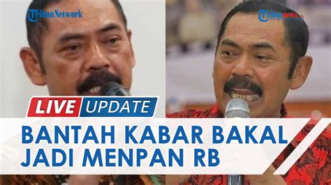 Mantan Wali Kota Solo FX Rudy Bantah Isu Dirinya Bakal Jadi Menpan RB