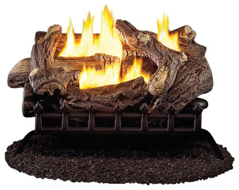 Procom Ventless Propane Gas Log Set In Btu Millivolt Control