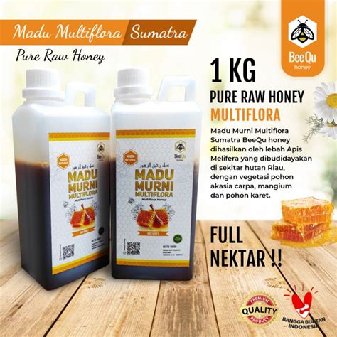 Jual Madu Murni Asli Nektar Multiflora Sumatra Pure Raw Honey