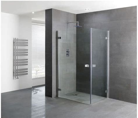 Volente Double Hinge Shower Door Enclosure Easy Access