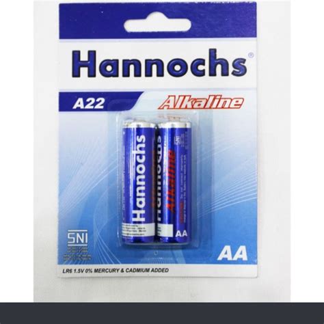 jual batrebateraibattery alkaline hannochs aaa shopee indonesia