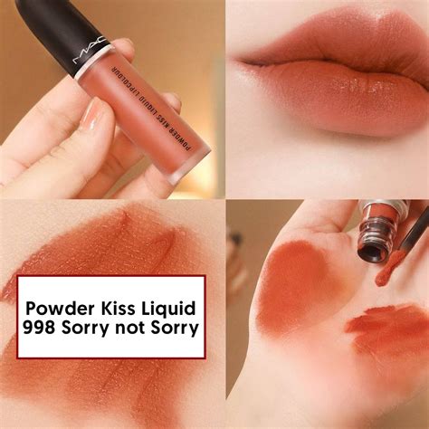 Son Kem Mac Powder Kiss Liquid Lipcolour Sorry Not Sorry C