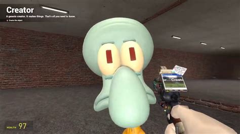 Gmod Squidward Army Shoots Squidward Army With Pulse Rifles YouTube