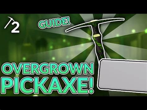 How To Get The Overgrowth Pickaxe In Refinery Caves 2 ROBLOX YouTube