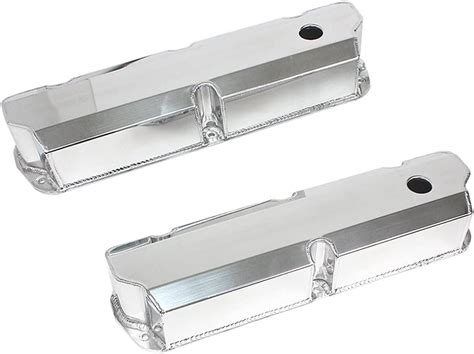 Polished Fabricated Aluminum Valve Covers Short Bolt 289