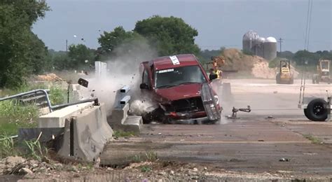 Want To See Some Trucks Crash Into Concrete Barriers The News Wheel