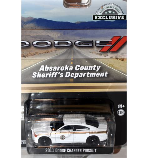 Greenlight Hobby Exclusive Absaroka County Wy Sheriffs Dept Dodge Charger Pursuit Global