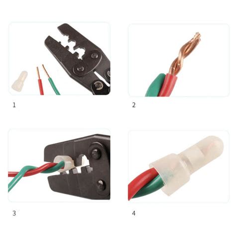 Pcs X Closed End Crimp Cap Wire Connector Nylon Insulated Terminal