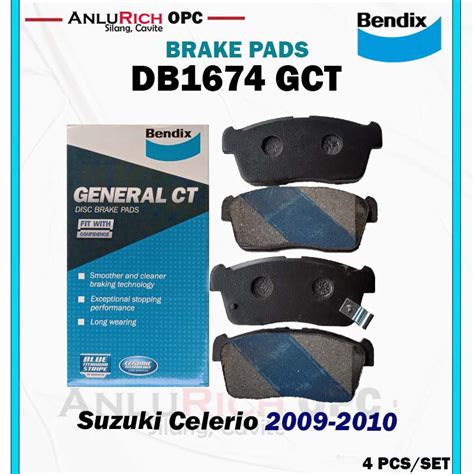 Brake Pads Front Suzuki Celerio Bendix Part No Db Gct