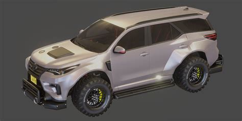 Fortuner Off Road Kit 3D model | CGTrader