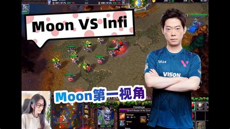 魔兽争霸3 Moon Vs Infi Moon第一视角，暗夜 Vs 人族，2br Kog Rush，warcraft 3 Moon