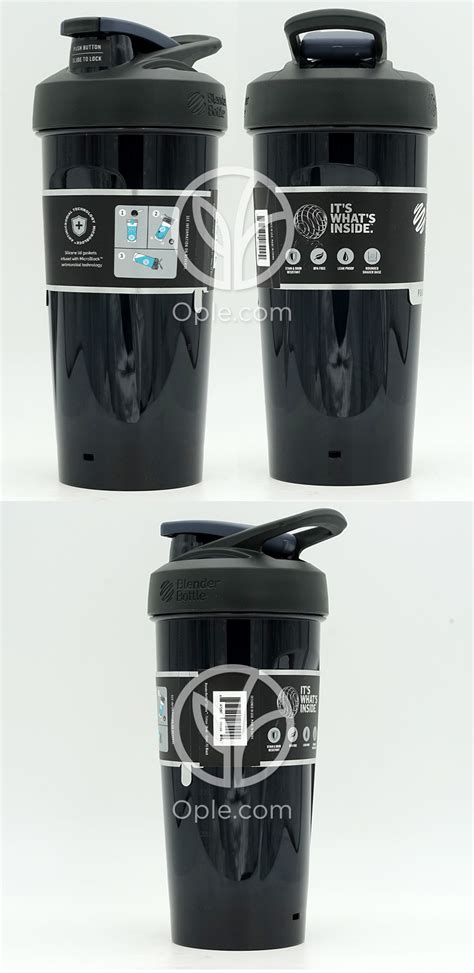 상품 상세보기 BlenderBottle 블랜더보틀 스트라다 트라이탄 푸쉬 버튼 쉐이커 보틀 블랙 828 ml