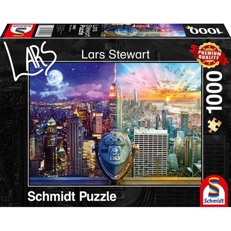 Schmidt Puzzle Pi Ces New York Nuit Et Jour