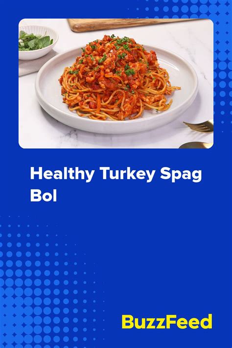 Healthy Turkey Spag Bol Artofit