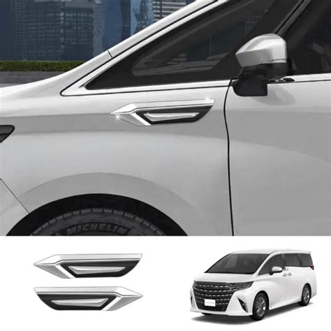 SIDE DOORS CAR Stickers Trim For Toyota Alphard Vellfire 40 Series 2023