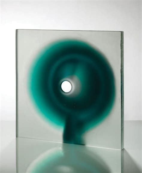 Richard Whiteley - Cone and Plane Cast and carved glass - Ranamok Glass Structure, Cast Glass ...