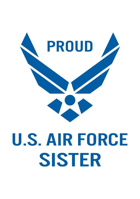 Proud Air Force Brother Svg Military Cut File United States Af Svg Usaf