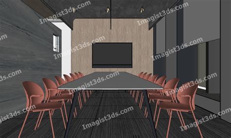 Detailed Office Furniture D Models Of Imagist Ds