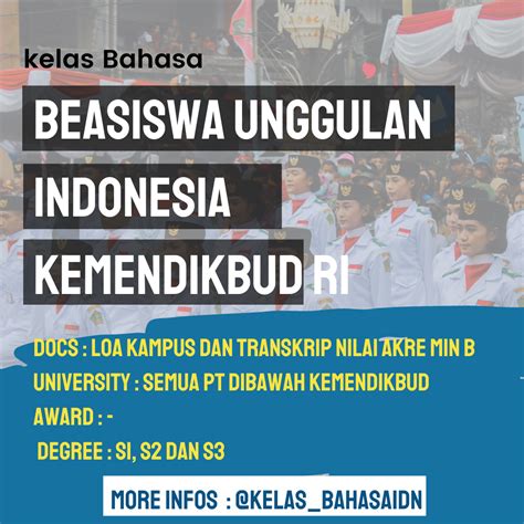 Beasiswa Unggulan Kemendikbud Ri 2023 Kelas Bahasa