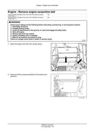 Case Ih Axial Flow 5140 Tier 4 B Final Combine Service Repair Manual