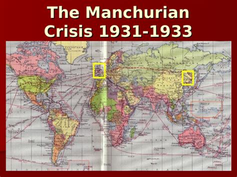 The Manchurian Crisis 1931-33 | Teaching Resources